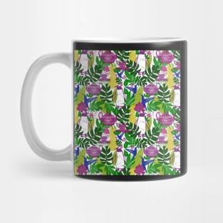 Penguin tea party in the jungle Mug